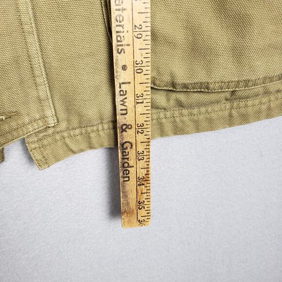 Bob Timberlake Men's Size XL Cotton Chore Jacket Beige Utility Barn Coat Cowboy - Picture 9 of 11